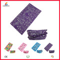 Ningbo Lingshang LSB-5358 100% Polyester Microfibre Multifunctional Seamless Wholesale Headwear Skull Bandana Neck Tube